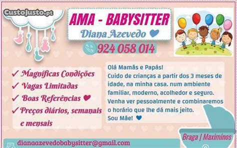 Babysitter – Braga : Anúncios babysitter em Braga